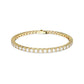 Matrix Yellow Gold Tone Tennis Bracelet