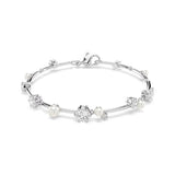 Constella Pearl & Clear Stone Bracelet
