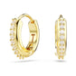 Matrix Yellow Gold Tone Mini Hoops