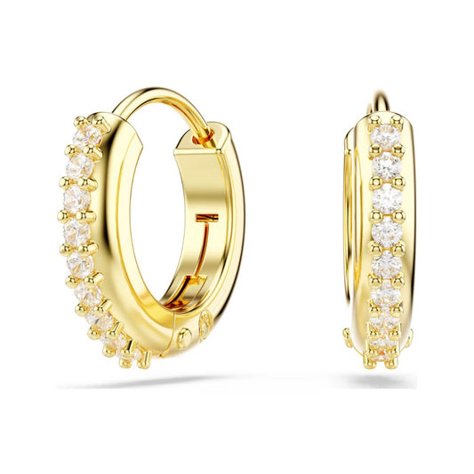 Matrix Yellow Gold Tone Mini Hoops