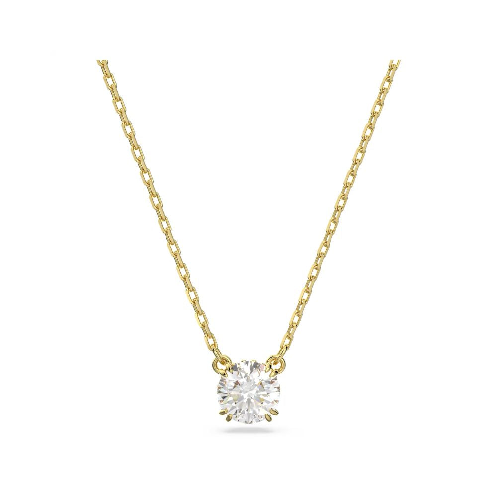 Stilla Yellow Gold Tone Clear Pendant