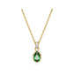 Stilla Pendant with Green Stone