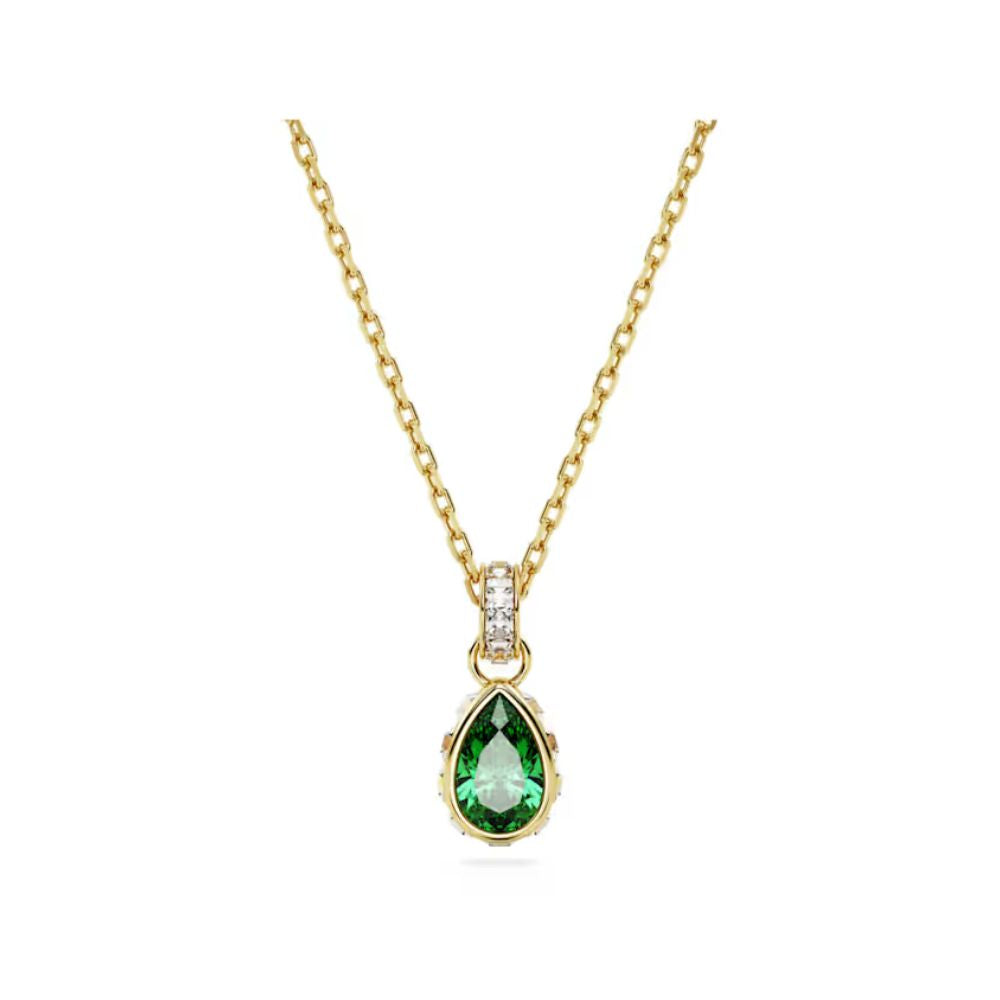 Stilla Pendant with Green Stone