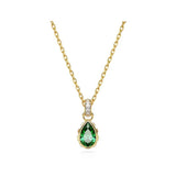 Stilla Pendant with Green Stone