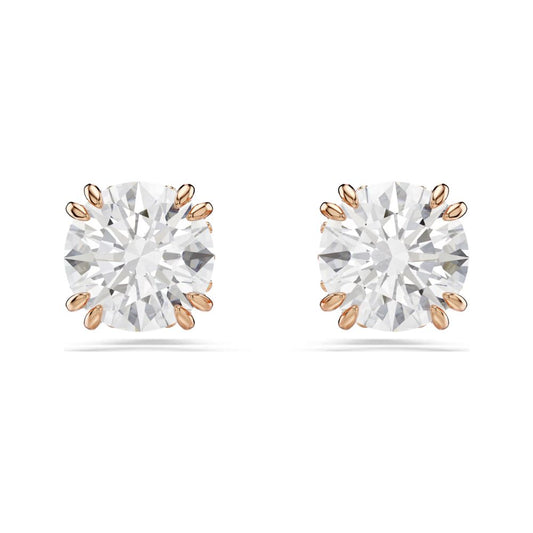 Stilla Yellow Gold Tone Clear Stud Earring