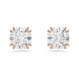 Stilla Yellow Gold Tone Clear Stud Earring