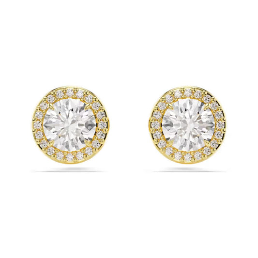 Una Yellow Gold Stud Earrings