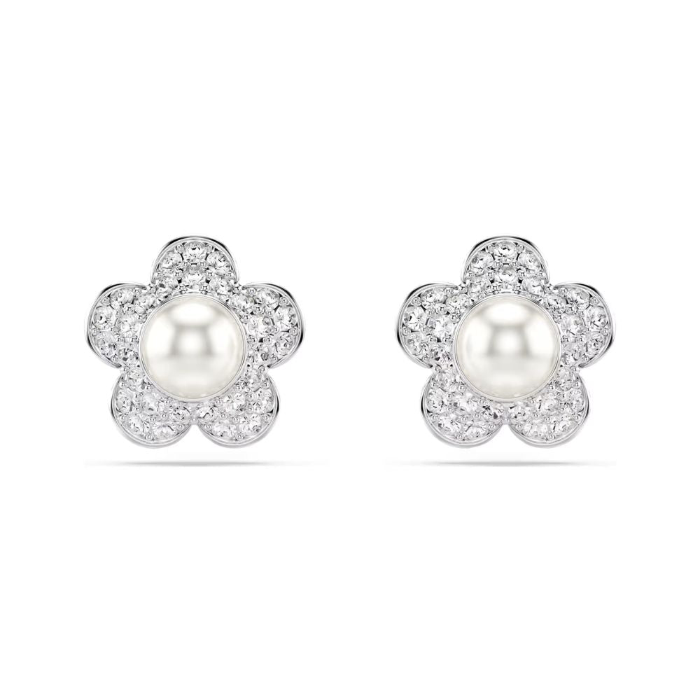 2026 Capsule Flower with Pearl Earrings