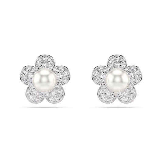 2026 Capsule Flower with Pearl Earrings