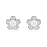 2026 Capsule Flower with Pearl Earrings