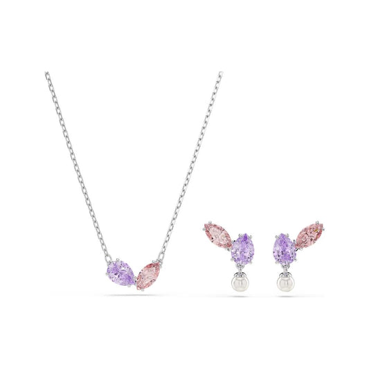 3pc 2026 Capsule Pink with Pearl Pendant & Earrings