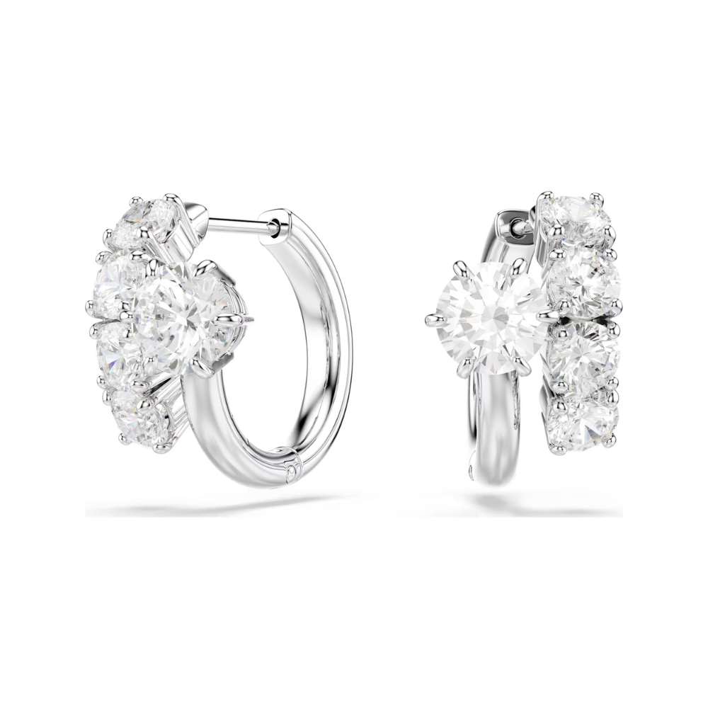Matrix Clear Stone Earrings