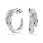 Vienna Clear Stone Double Hoops