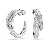 Vienna Clear Stone Double Hoops