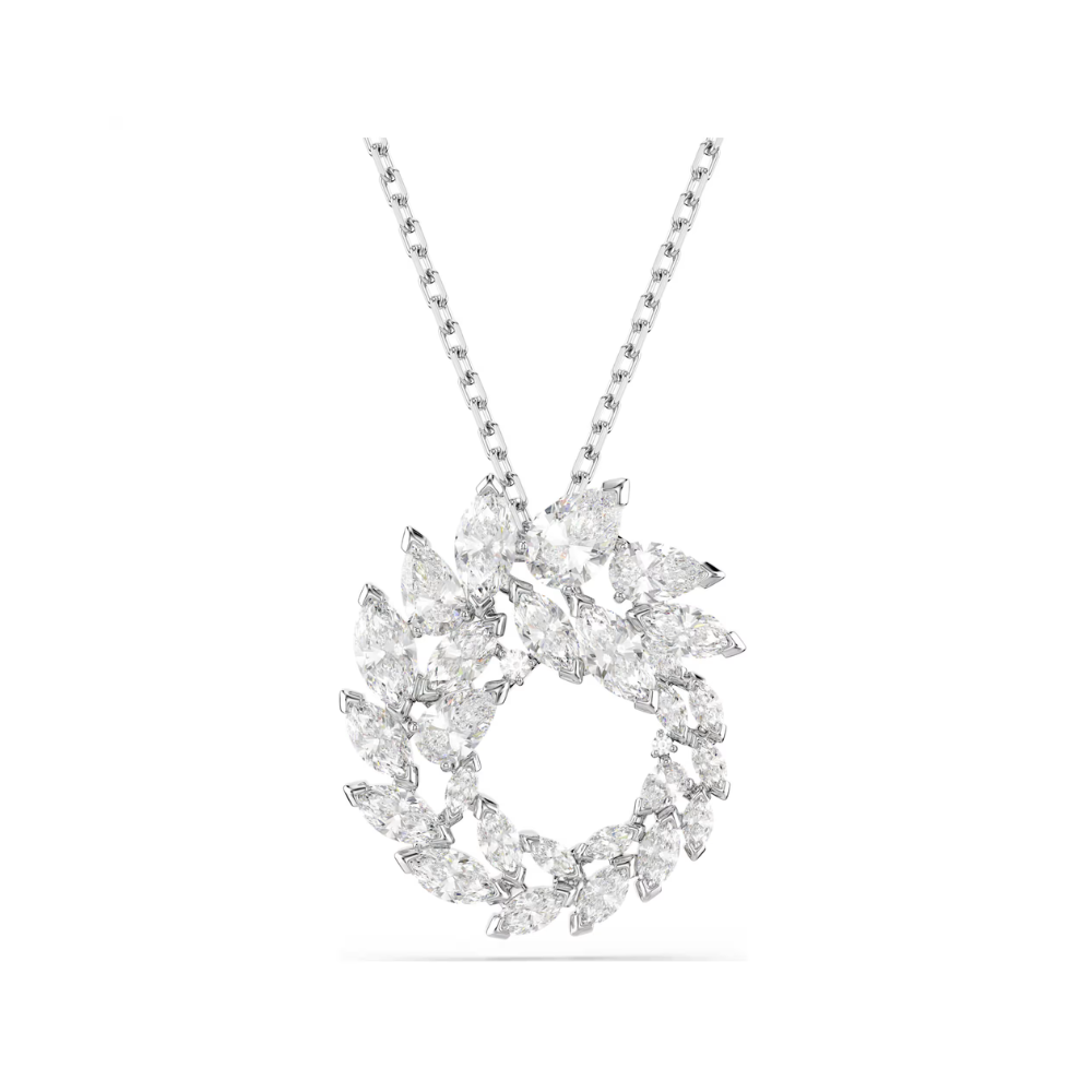 Mesmera Clear Stone Circular Pendant