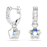 Chroma Clear Star Dangle Earrings