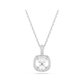Una Clear Stone Pendant