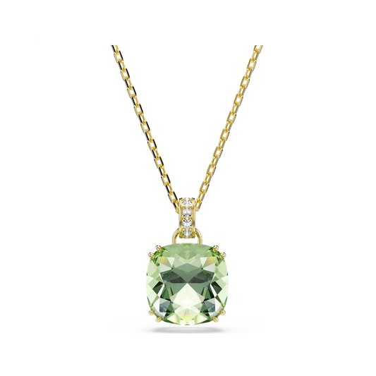 Millenia Yellow Gold Tone Light Green Pendant