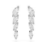 Mesmera Clear Stone Dangle Earrings