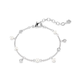 Imber Pearl & Clear Stone Bracelet