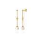 14K Freshwater Pearl Bujukan Drop Earrings