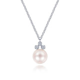 Pearl And Diamond Necklace