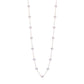 Akoya Pearl Station Necklace 18"