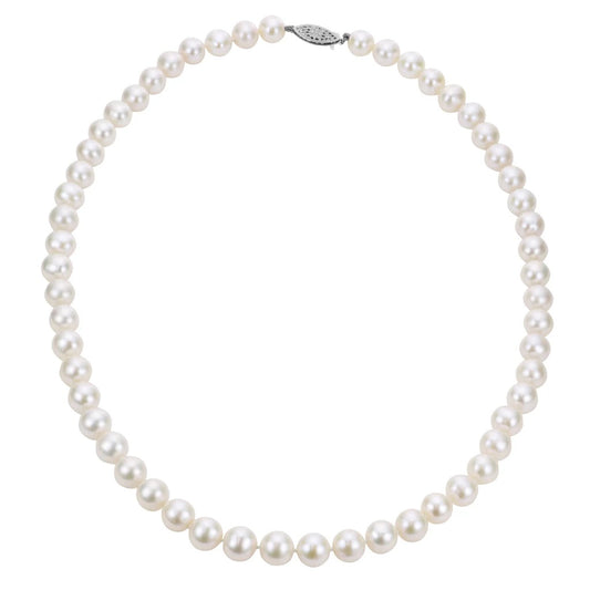 6-6.5mm "AA" Quality Freshwater Pearl Strand with 14k White Gold Clasp