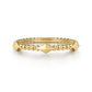 14K Yellow Gold Bujukan Pyramid Classic Band