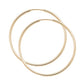 Thin Medium Hoop Earrings