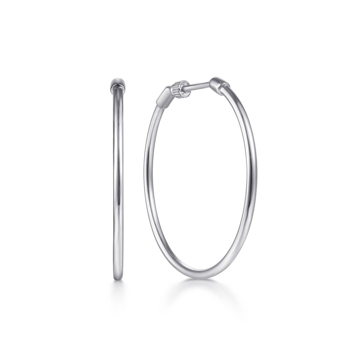 Round Classic Hoop Earrings