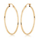 14K Gold Thin Large Hoop Earrings