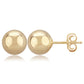 14K Ball Earrings