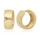 14K Wide Hinged Hoop Earring