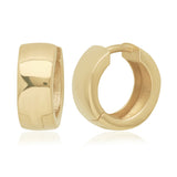 14K Wide Hinged Hoop Earring