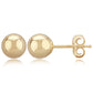 14K Ball Stud Earrings