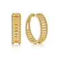 14K Yellow Gold Bujukan Classic Hoop Earrings