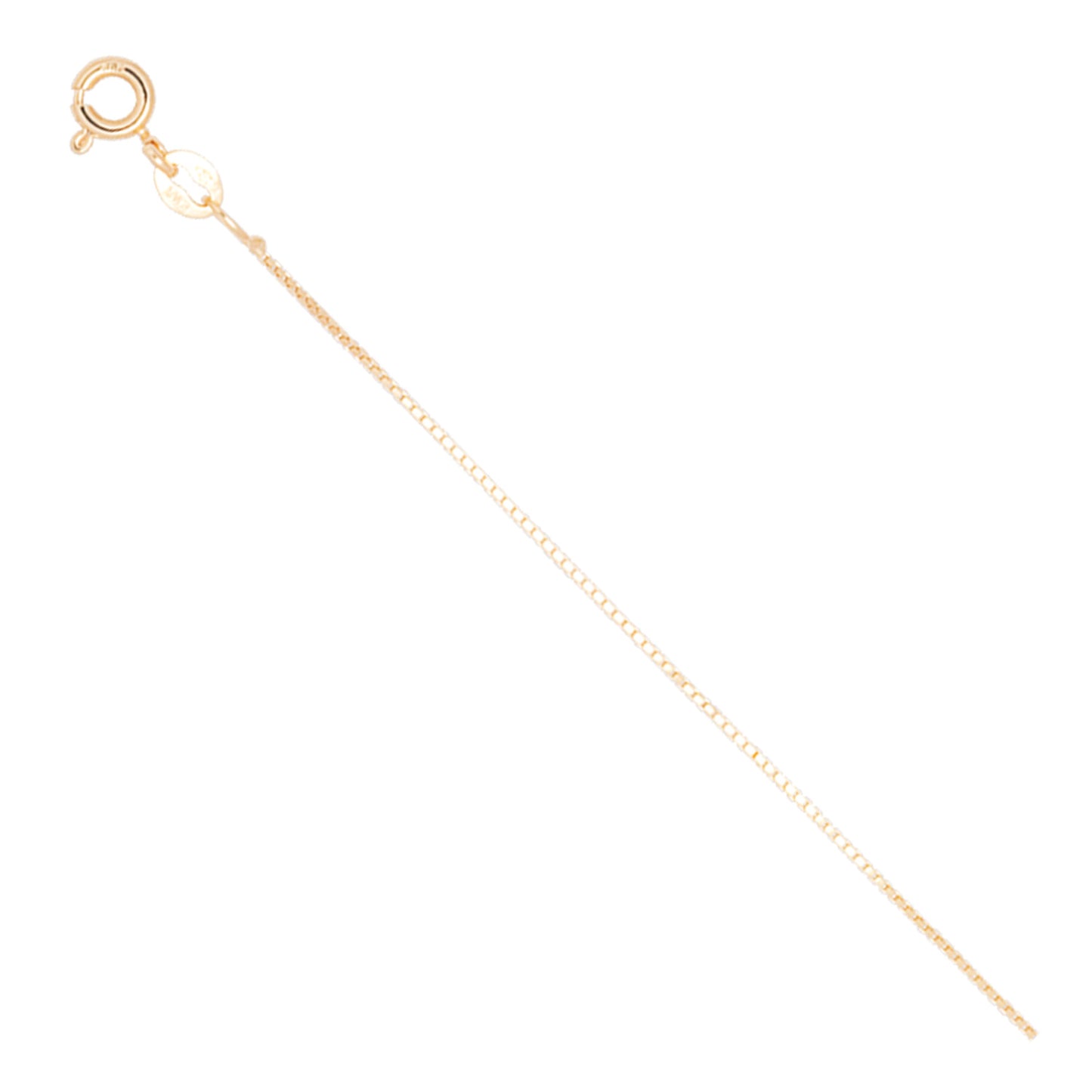 14K 0.6MM BOX CHAIN 20"