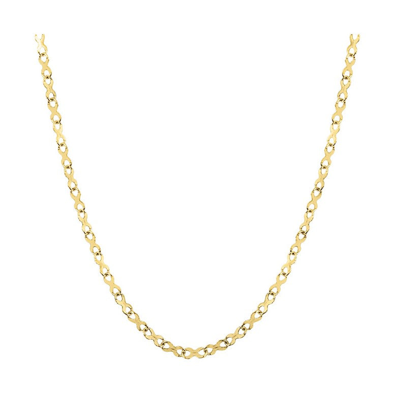 14K Xoxo Link Chain 18"