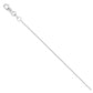 14K White Gold 16" Wheat Chain