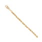 14K Diamond Cut Rope Chain 18"