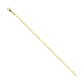14K Diamond Cut Paperclip Chain