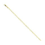 14K Diamond Cut Paperclip Chain