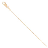 14K 16" Diamond Cut Rollo Chain
