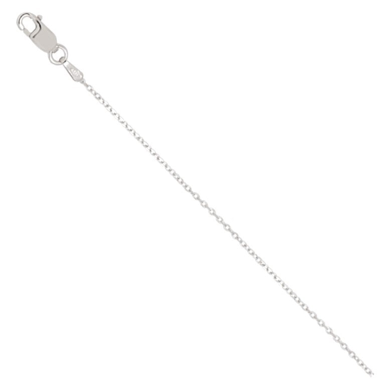 14K Diamond Cut Rollo Chain 20"