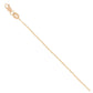 14K Diamond Cut Smashed Oval Cable Chain 18"