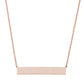 14K Bar Necklace