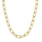 14K Y/G 18" Oval Link Heavy Necklace