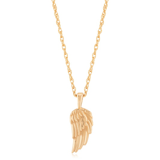 14K Angel Wing Necklace