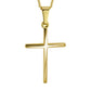 Artistry Limited 14K Yellow Gold Thin Cross Necklace